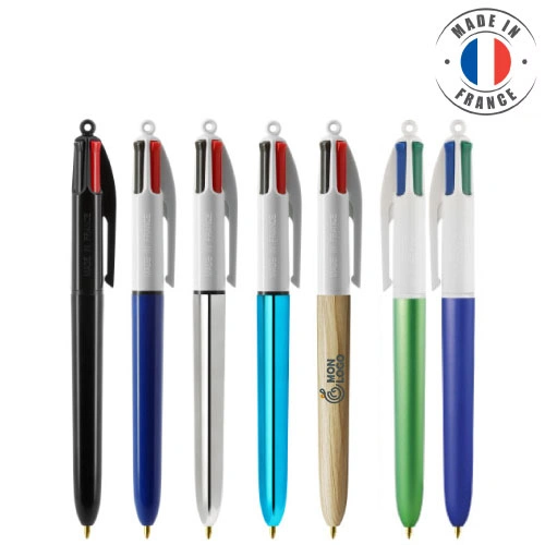 Stylos 4 couleurs personnalisables BIC made in France