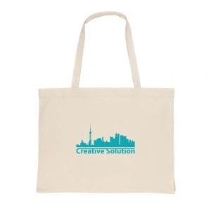 Gourde personnalisée pour entreprise : L'objet publicitaire incontournable 3 Sac shopping coton recycle