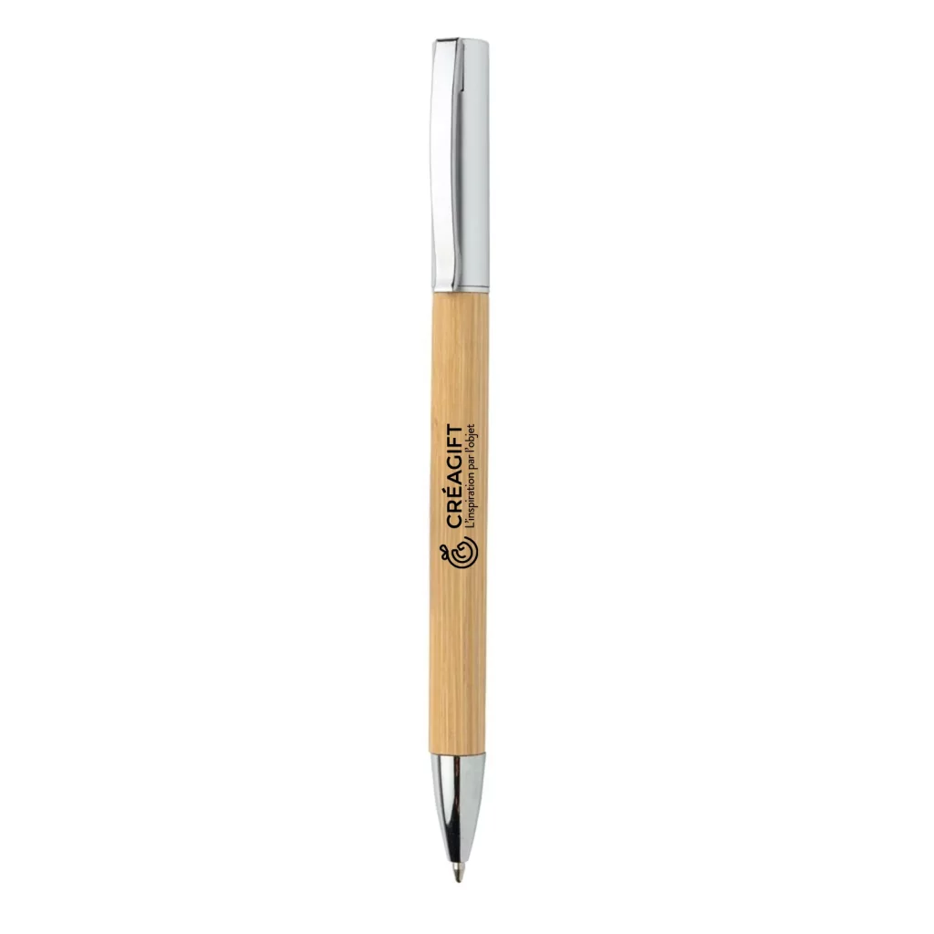 Les meilleurs goodies pour agences immobilières 8 Stylo personnalisable en bois